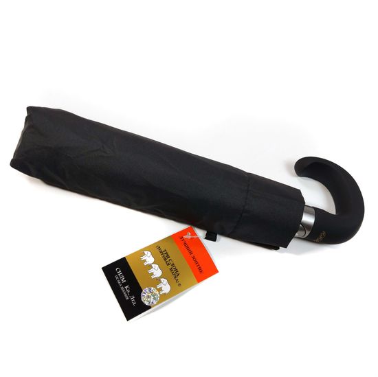 Мужской зонт Три Слона Черный - Полный автомат 560