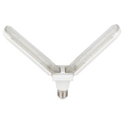 Фитолампа для растений светодиодная ЭРА GREEN LINE ФИТО-20W-PFR-E27-GR 2-х лепестковая полного спектра 20 Вт Е27 | Фитолампы Е27