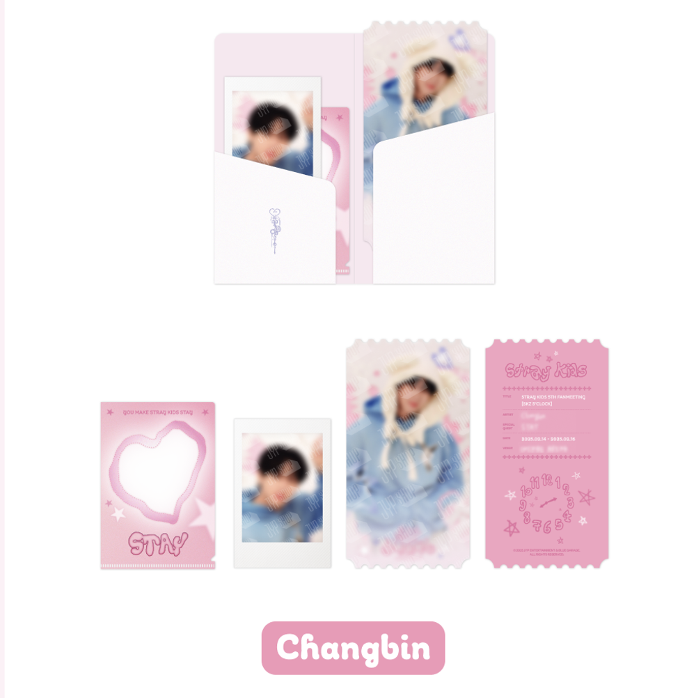 Купить Набор фотокарт Stray Kids SPECIAL TICKET SET - SKZ 5'CLOCK