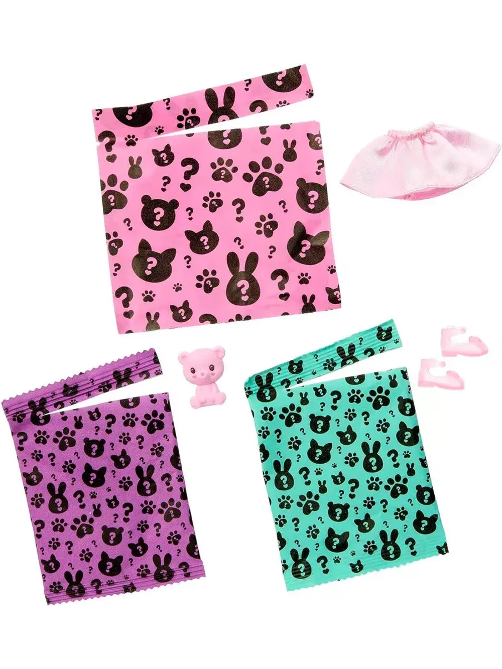 Кукла Барби Кьюти Ривл Cutie Reveal mini Мишка HKR19 челси
