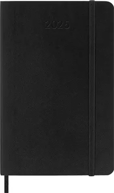 Еженедельник Moleskine (DSB12WN2) Classic Soft WKNT Pocket 90x140мм 144стр. мягкая обложка черный