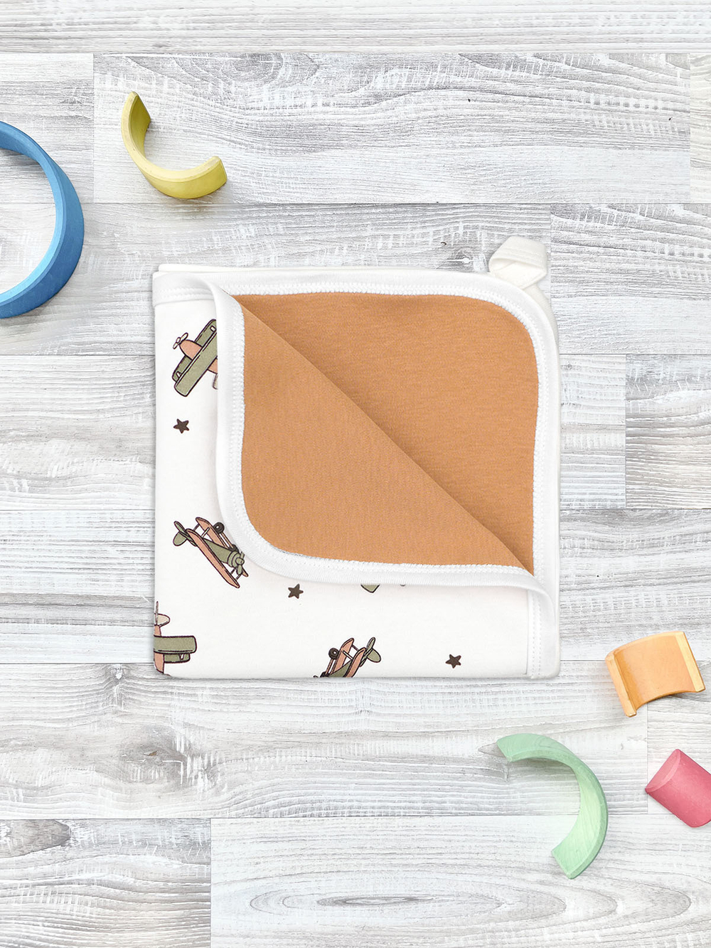 Двусторонний плед Mjölk Самолёты, уценка