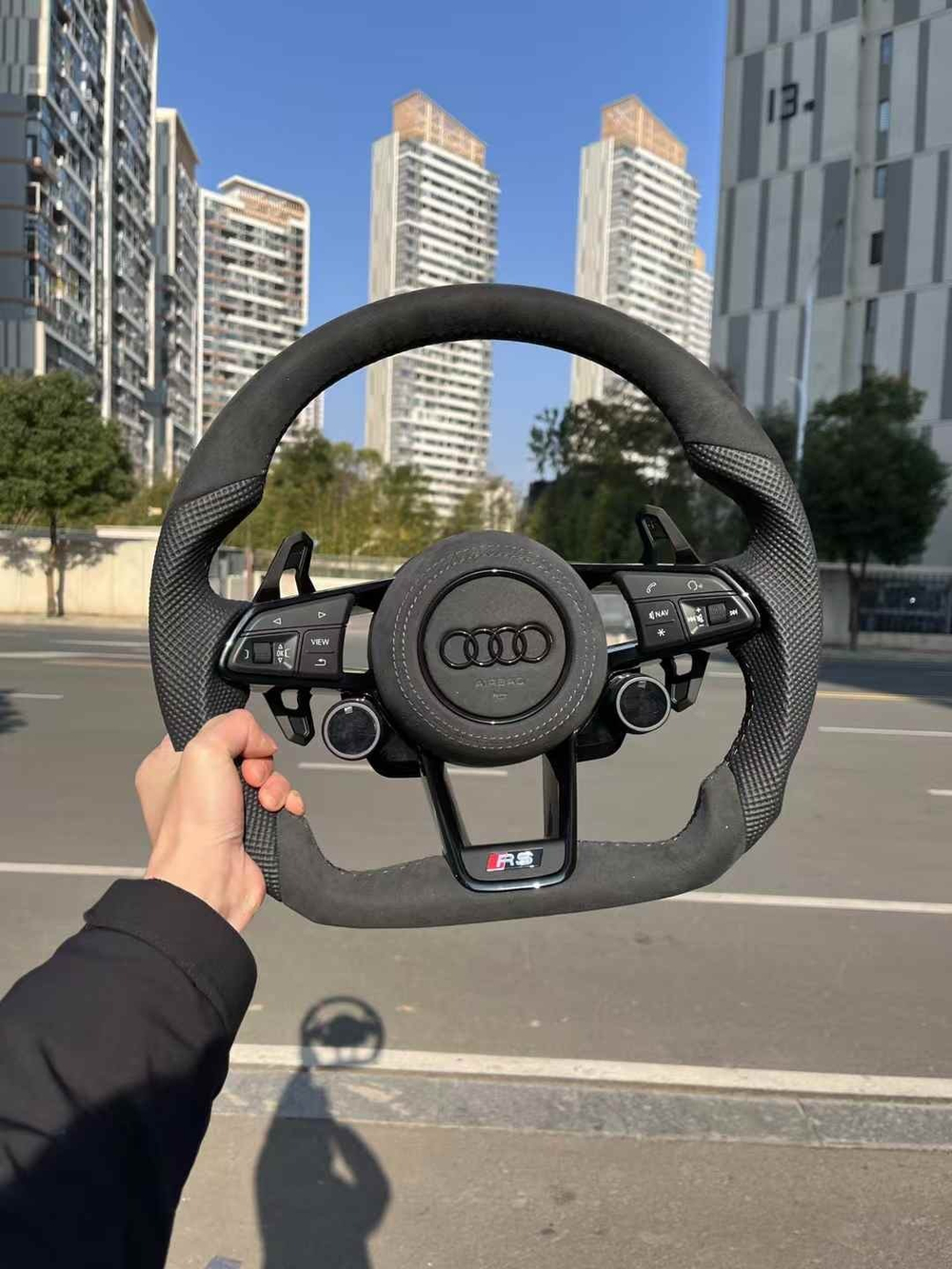 Custom Steering Wheel AUDI with Bosch multifunctionals units