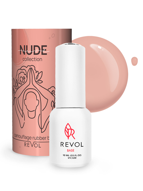 REVOL Rubber Base Nude №9 Yoga, 10мл