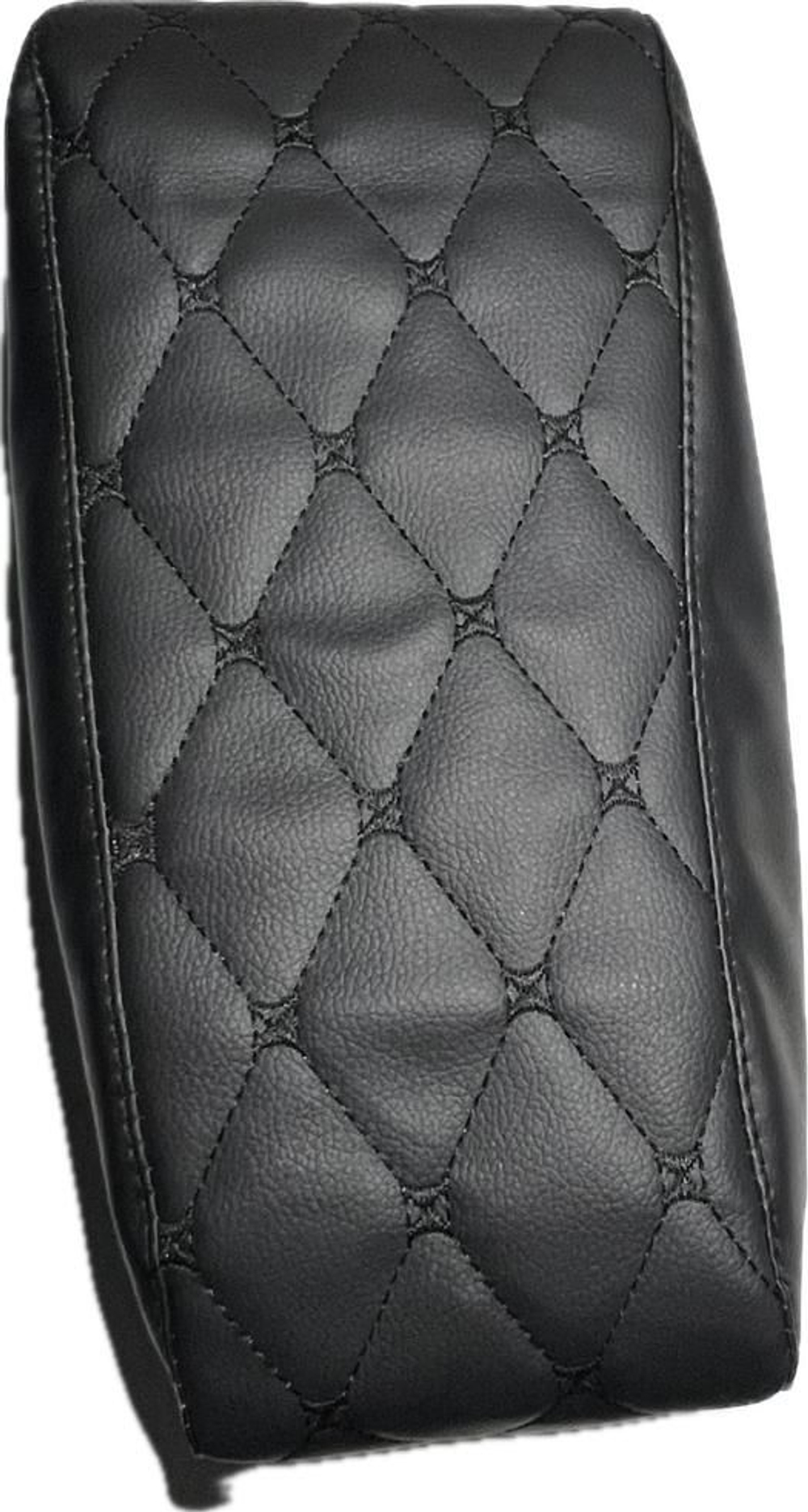 Чехол на штатный подлокотник Лада Веста (чёрная нить Бабочка)