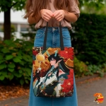 Сумка шоппер с принтом Honkai Star Rail