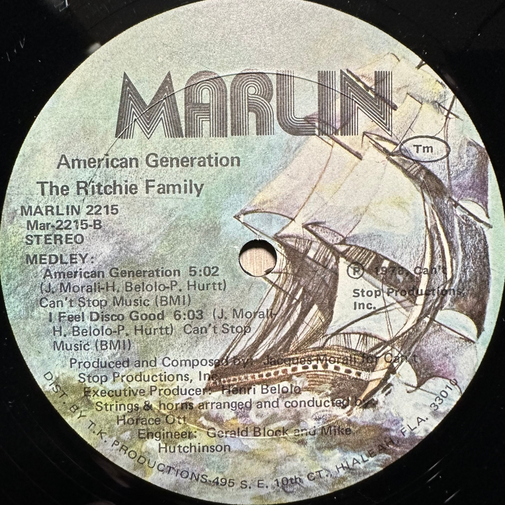 The Ritchie Family - American Generation (США 1978г.)