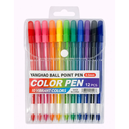 Ручки цветные Color Pen 12 цветов
