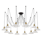 Citilux Эдисон CL451121 Люстра паук Венге Бронза