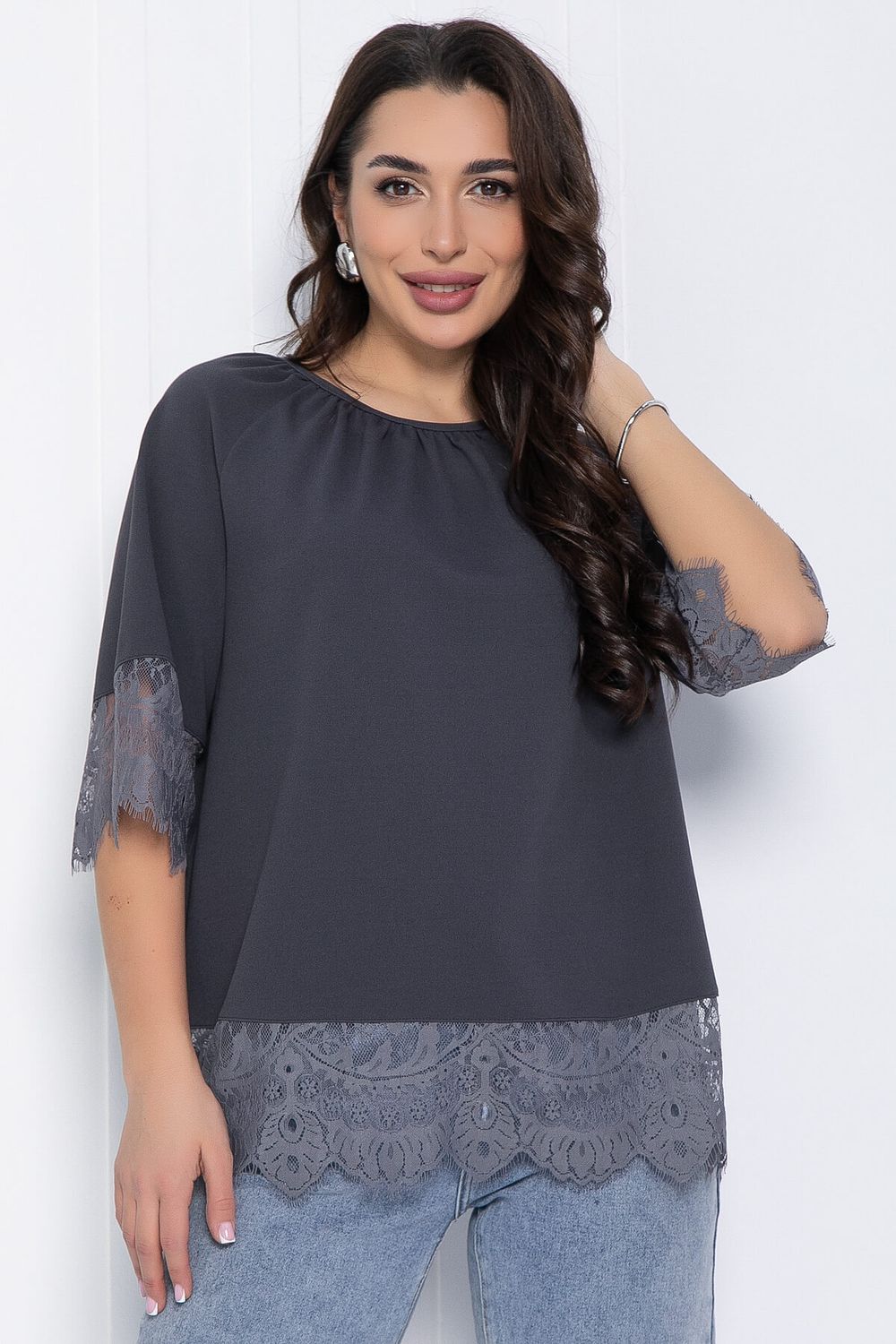 Блуза Дарси (серая) Б12624-29 LT Collection