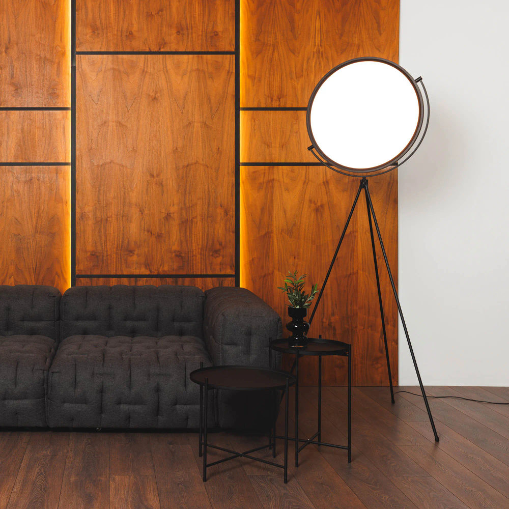 Светильник SP-LUNAR-FLOOR-D660-35W Dim-to-Warm (BK, 120 deg, 230V) (Arlight, IP20 Металл, 5 лет) 056252