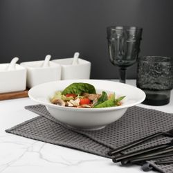Тарелка глубокая 500 мл d 21 см h6,5 см белая фарфор P.L. Proff Cuisine NEW [4]