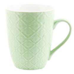 Кружка фарфоровая "Пастель" v=380мл. (6видов) (min12) (транспортная упаковка)