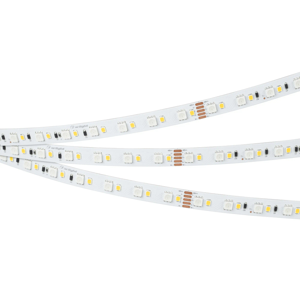 Светодиодная лента IC-BA108-12mm 48V RGBW-Warm (15 W/m, IP20, 5060/2835, 40m) (Arlight, стабилизированная) 029990(2)