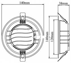 Встраиваемый светильник Fiberli CDEW 12130707
