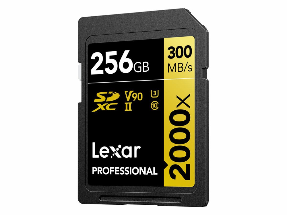 Lexar Professional SDXC 256GB 2000x 300MB/s V90 UHS-II