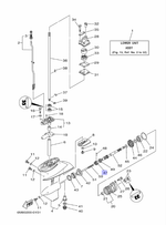 Храповик Yamaha 6/8лс (6G1456310000)