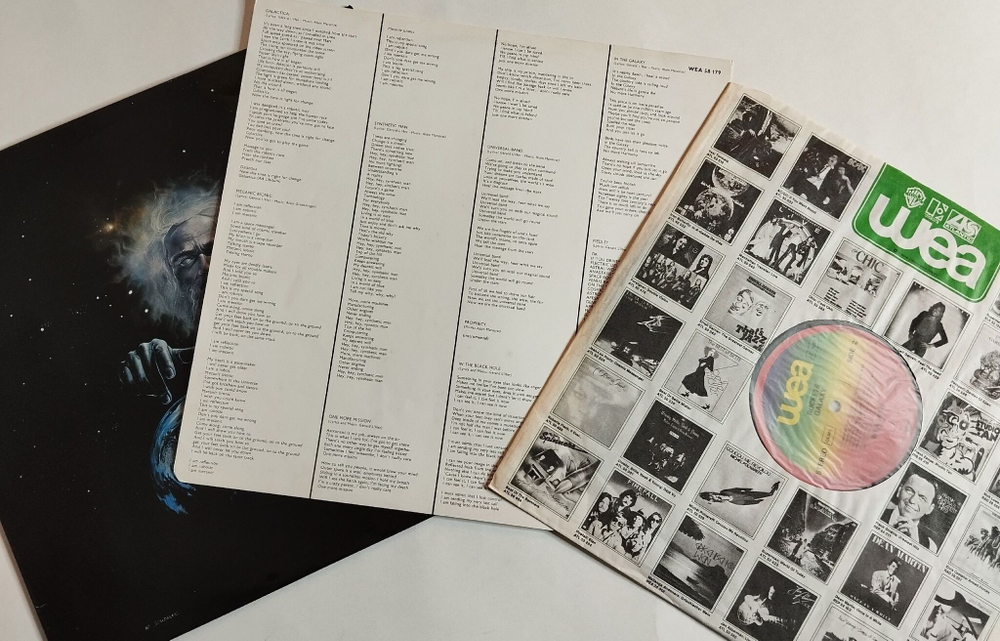 Винтажная виниловая пластинка LP Rockets Galaxy (Germany 1980)