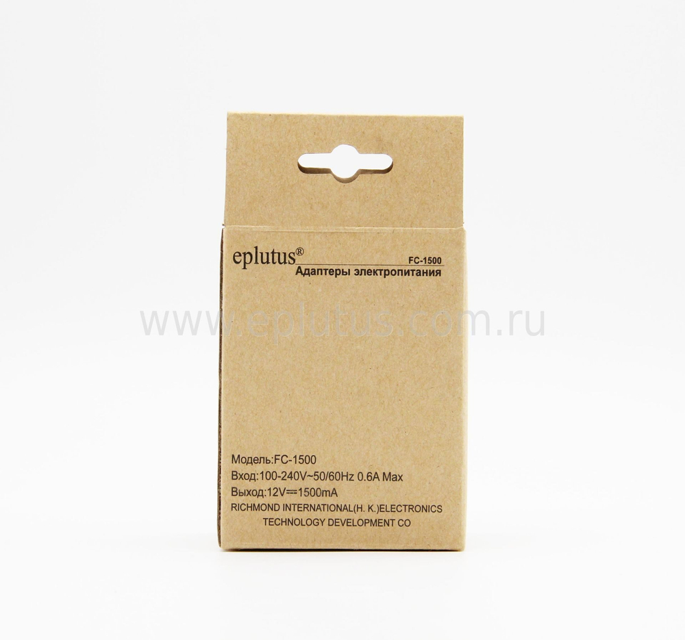 Адаптер питания Eplutus FC-1500 12v/1500mAh (штекер 5,5мм)