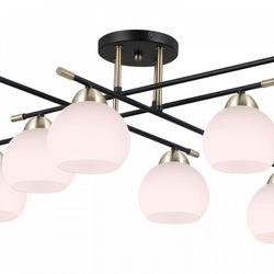 Потолочная люстра ILLUMICO LIBRA IL0446-8CSQ-24 BK AB LIBRA