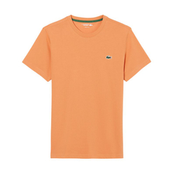 Теннисная футболка Lacoste Ultra Dry Crocodile Graphic - blossom/angie