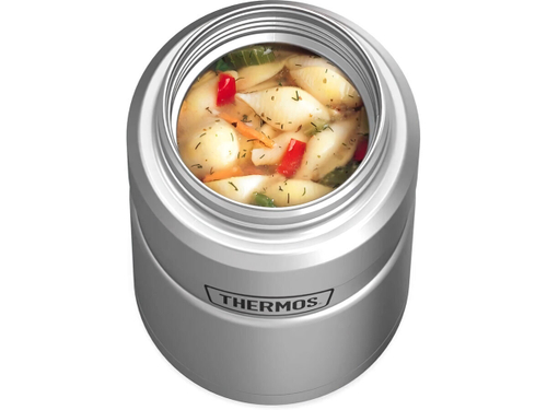 Термос для еды THERMOS KING SK-3000 MMS 0,47L складная ложка, стальной