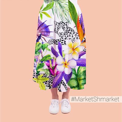 Юбка с принтом 