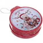 Банка жестяная 200мл 11,2*12,2*4см «Лосик» двухсторонняя