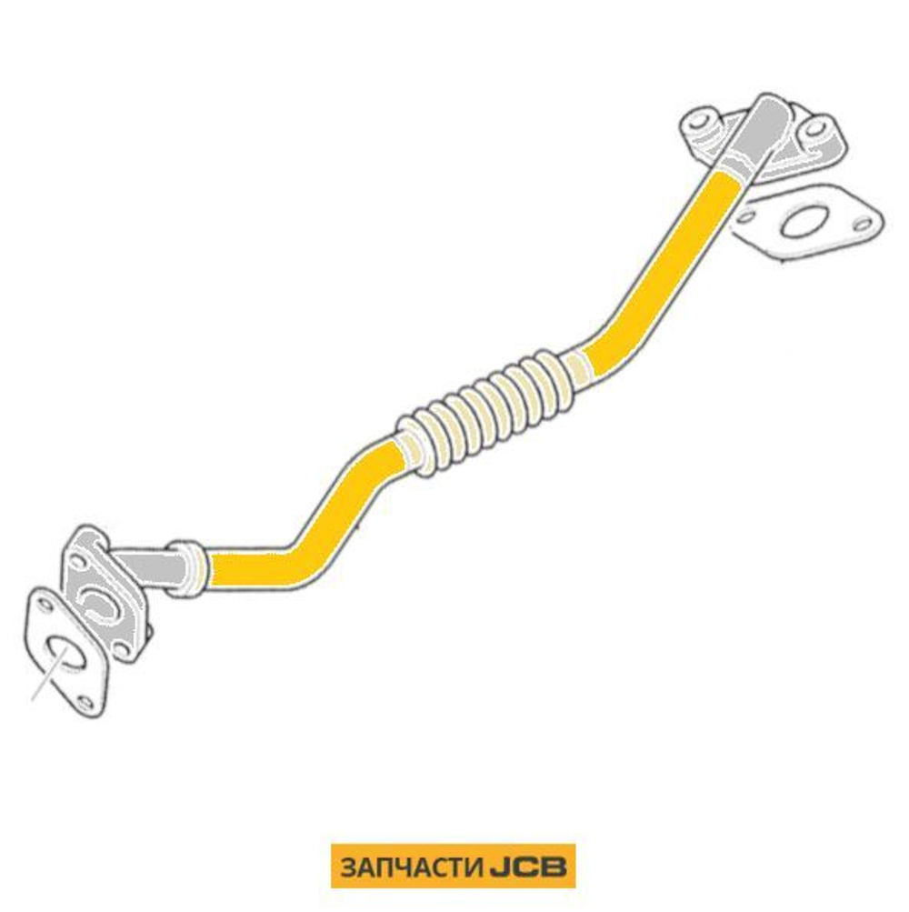 Трубка турбины JCB 02/801563