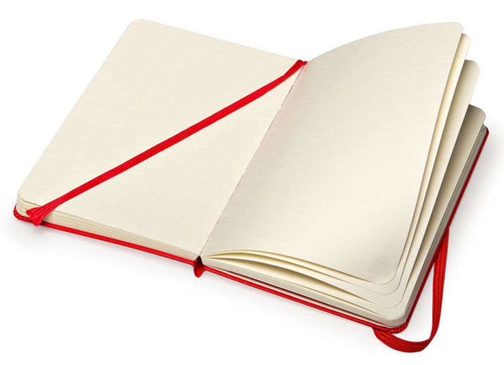 Блокнот для рисования Moleskine Classic Large 130х210мм 104стр красный (ARTQP063R)