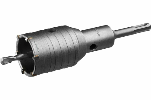 Коронка с державкой по бетону ЗУБР Профессионал 50 мм, SDS-Plus 2918-50