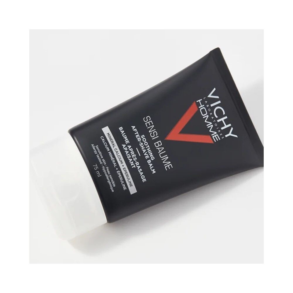 Vichy Homme Sensi Baume Успокаивающий бальзам после бритья, 75 мл