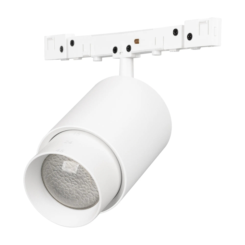 Светильник MAG-MICROCOSM-SPOT-ZOOM-R38-5W Warm3000 (WH, 10-55 deg, 24V) (Arlight, IP20 Металл, 5 лет) 051805
