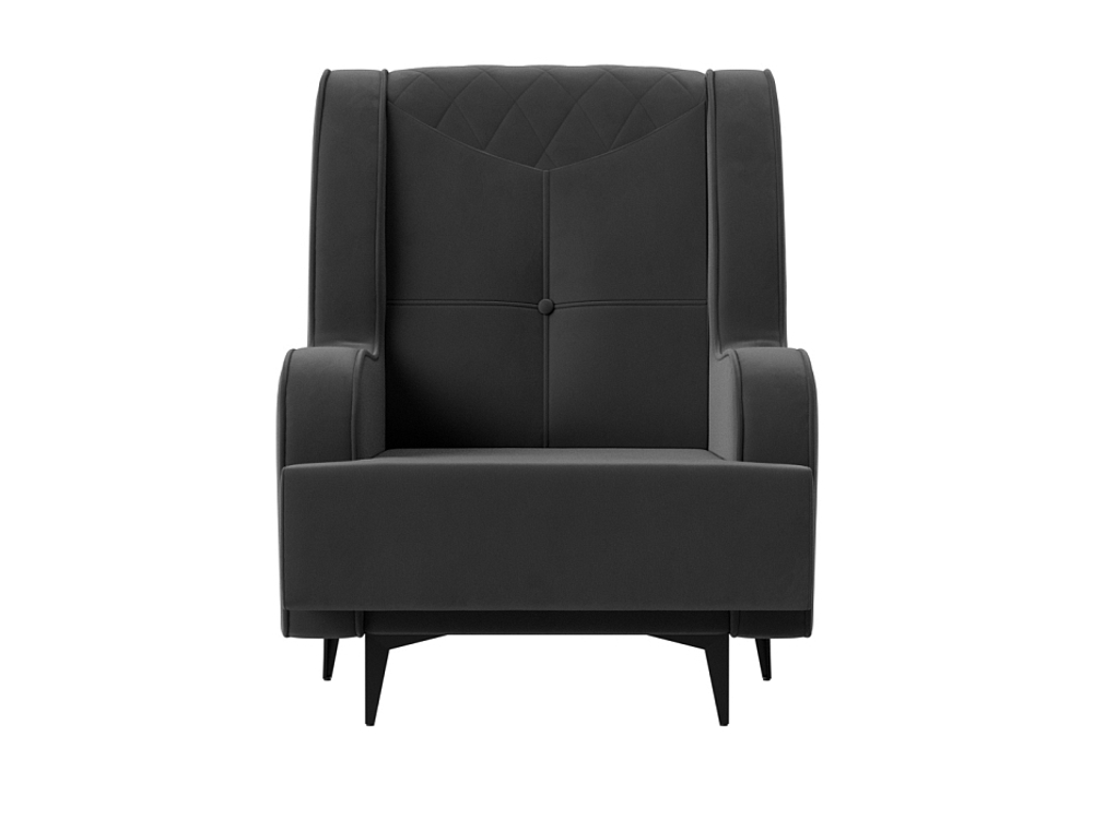 Кресло Неаполь, Серый, Велюр, 111955