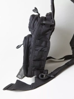 Тактический Рюкзак-сумка GONGTEX однолямочный Черная
