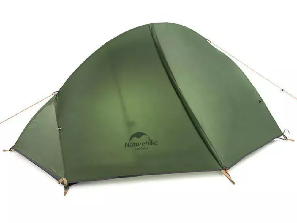 Палатка Naturehike Cycling (Spider) Si 1-местная, алюминиевый каркас, сверхлегкая, Forest Green, артикул NH18A095-D-DFGR, цвет Зеленый