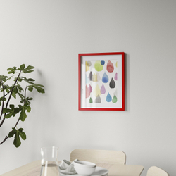 IKEA RÖDALM  (ИКЕА РÖДАЛМ)  -  Рамка, красная, 40x50 см