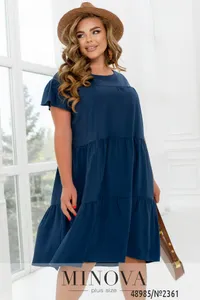Платье 2361-синий Minova