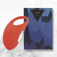 Красное эрекционное виброкольцо 4,5см Feelz Toys Thor Cockring Red