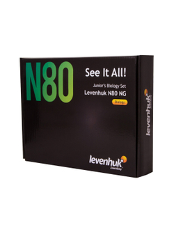 Набор микропрепаратов Levenhuk N80 NG «Увидеть все!»