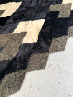 Покрывало меховое ковер из шкуры овчины