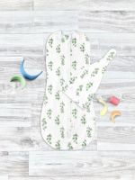 Пеленальный кокон и шапочка Mjölk Эвкалипт