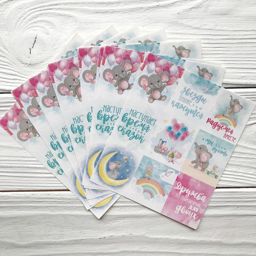 Наклейки "Время сказок"