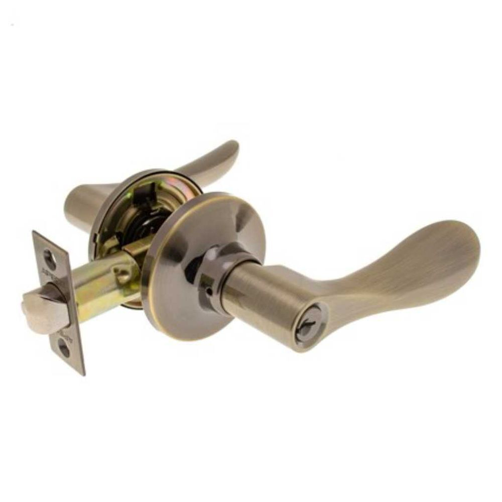 Защелка Apecs, 0891-01-AB, 00012861, с замком, с фиксатором, ключ, бронза