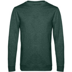 Свитшот унисекс Set In, темно-зеленый меланж