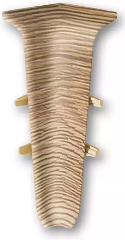 Угол внутр для плинтуса Деконика 70мм 221 Дуб янтарный