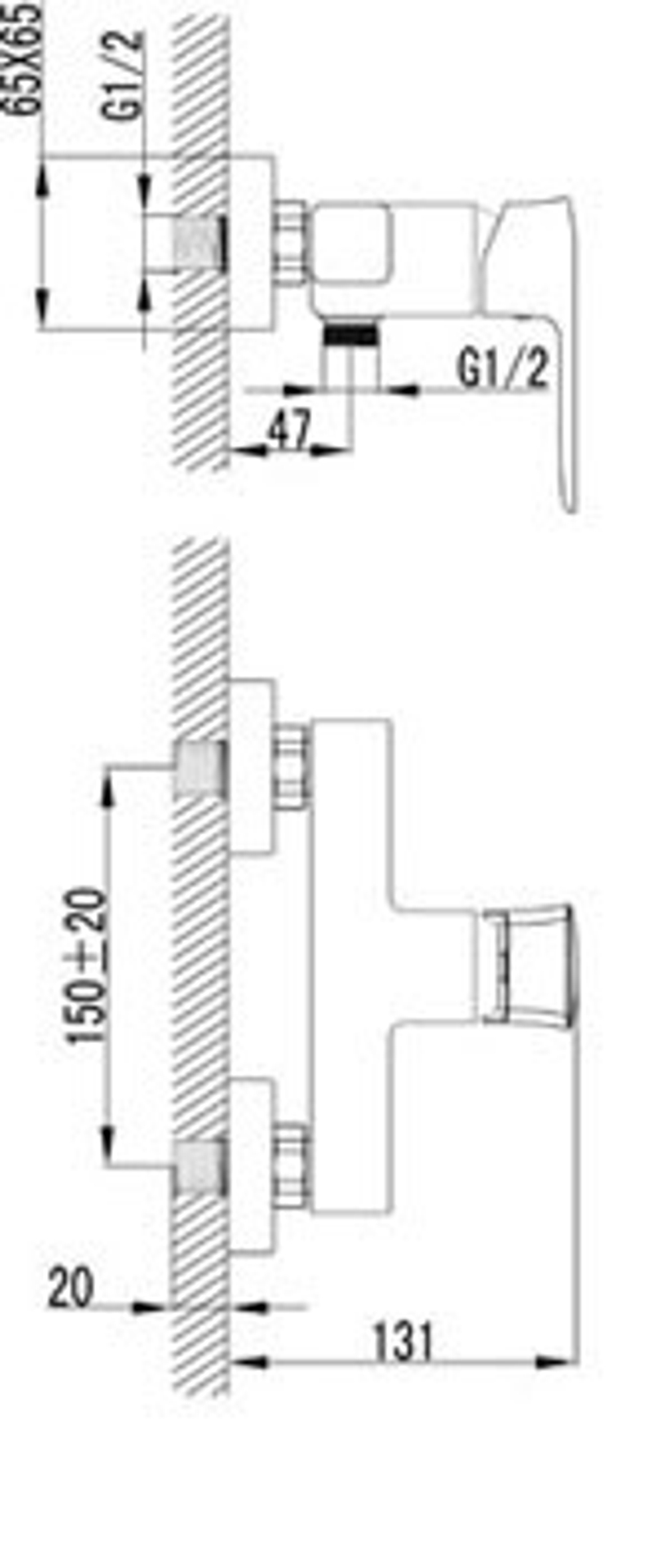 LEMARK Серия BASIS. Смеситель для душа – LM3603C