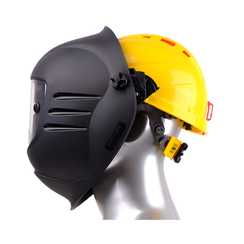 Защитный лицевой щиток сварщика РОСОМЗ КН SUPER PREMIER FavoriT (9) (маска сварщика) с креплением на каске, арт. 05663