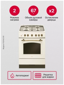 Газовая плита Hansa FCGY62109
