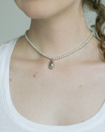 Колье на шею чешское стекло хамелеон